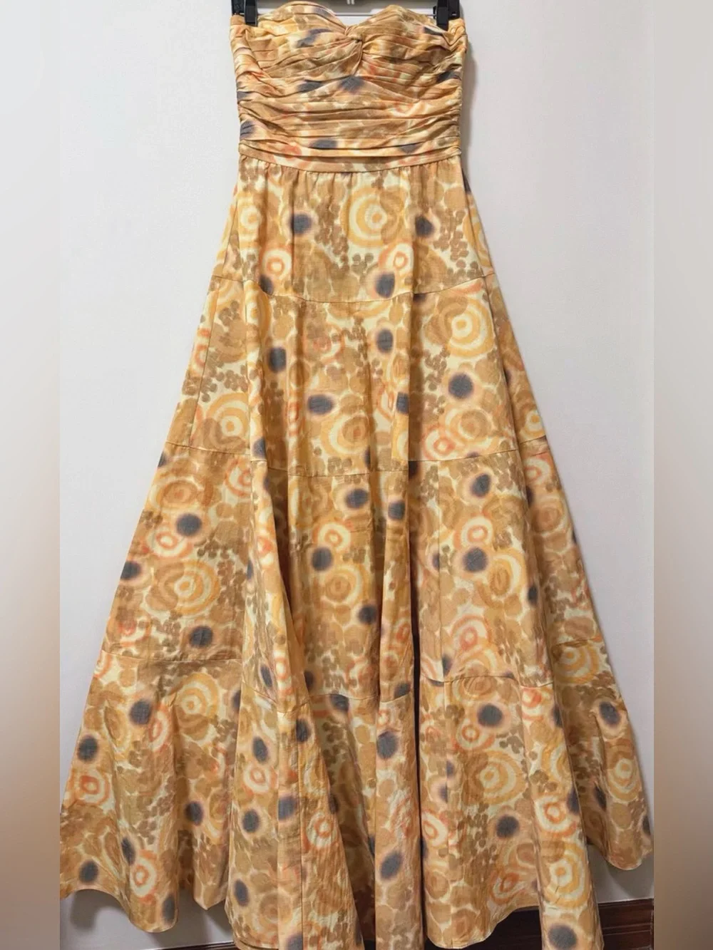 ALEXIS  Imilia Printed Cotton-Blend Gown, L - Picture 3 of 10